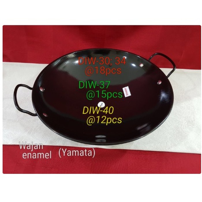 Wajan enamel anti lengket 40cm