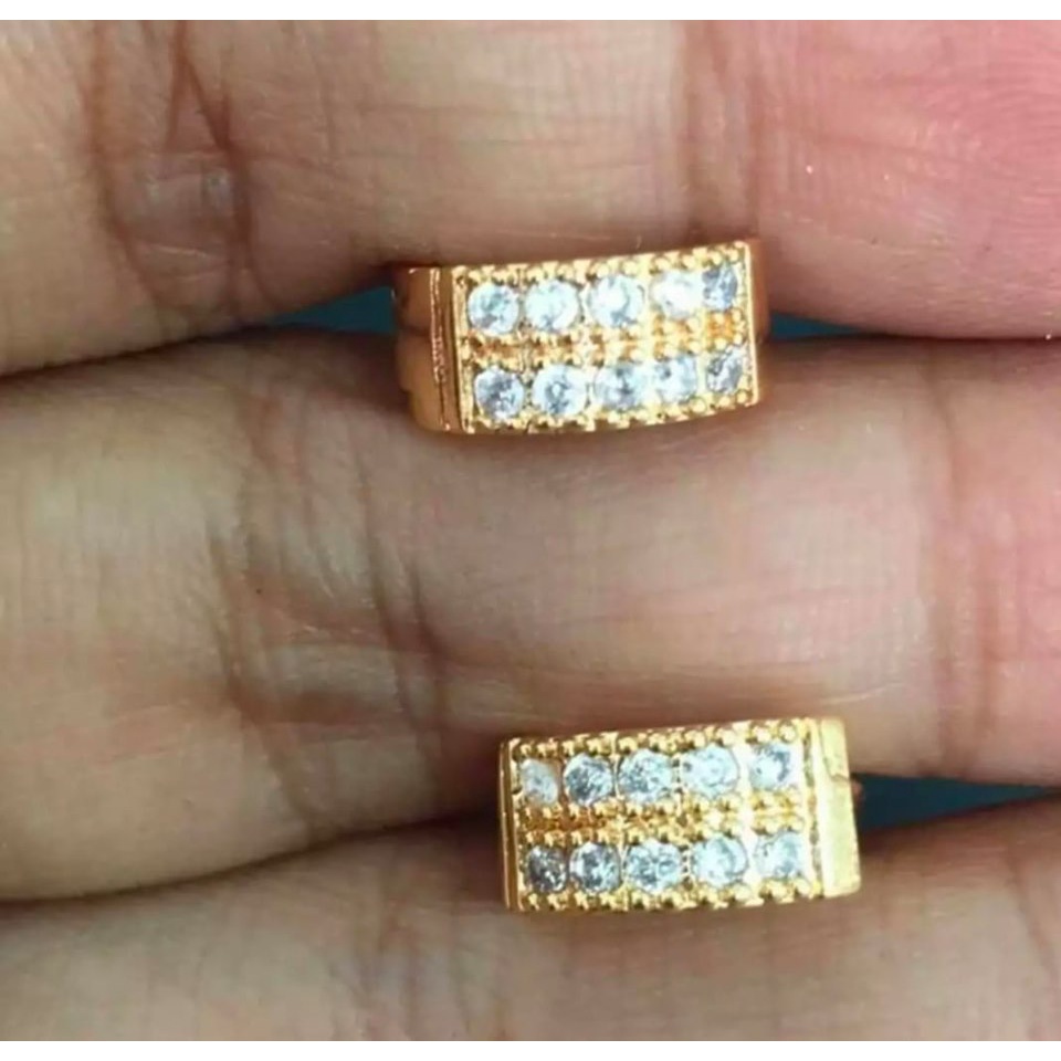 anting xuping anting wanita anting cewe permata warna gold