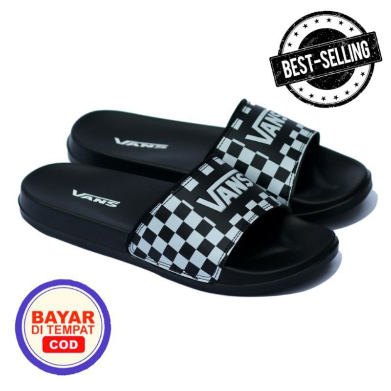 SENDAL FLAT PYLON SLIP ON UNISEX VANS TERMURAH