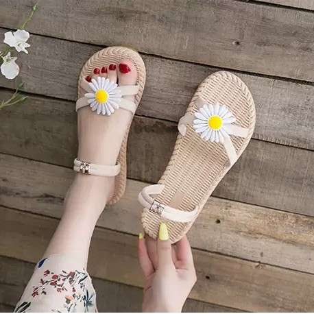 [LOKAL] DOMMO - D5103 SANDAL WANITA RING BUNGA RM 69