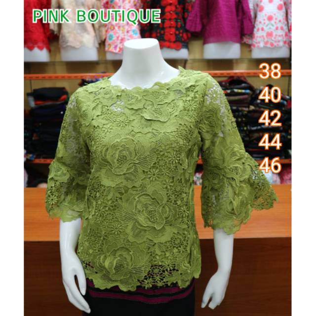 Pink butik premium brokat full