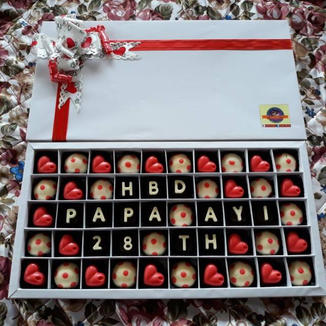 

Coklat ucapan | coklat ultah | coklat anniversary | coklat karakter uk.5x10