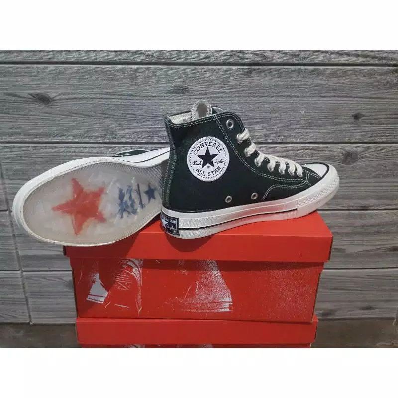 PROMO Converse 70s High Sol Transparan Bening Premium