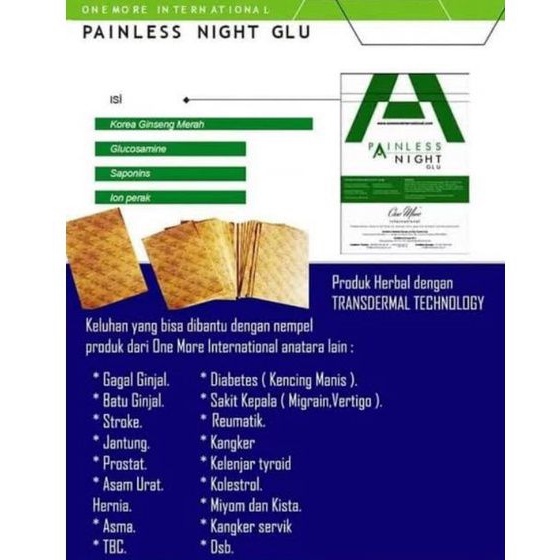 New Koyo Painless Night Glu Original One More 1 Lembar / 1/2 Lembar