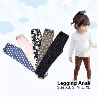 PROMO BELI 3 GRATIS 1 / Legging Anak Perempuan usia 1,2,3,4,5,6,7,8,9,10,11,12,13 / Lejing Anak / Celana Anak Perempuan