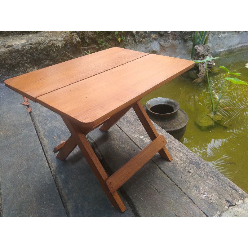 Meja Lipat Kayu Ngaji Belajar - Rekal - Dampar Jati Mahoni Akasia