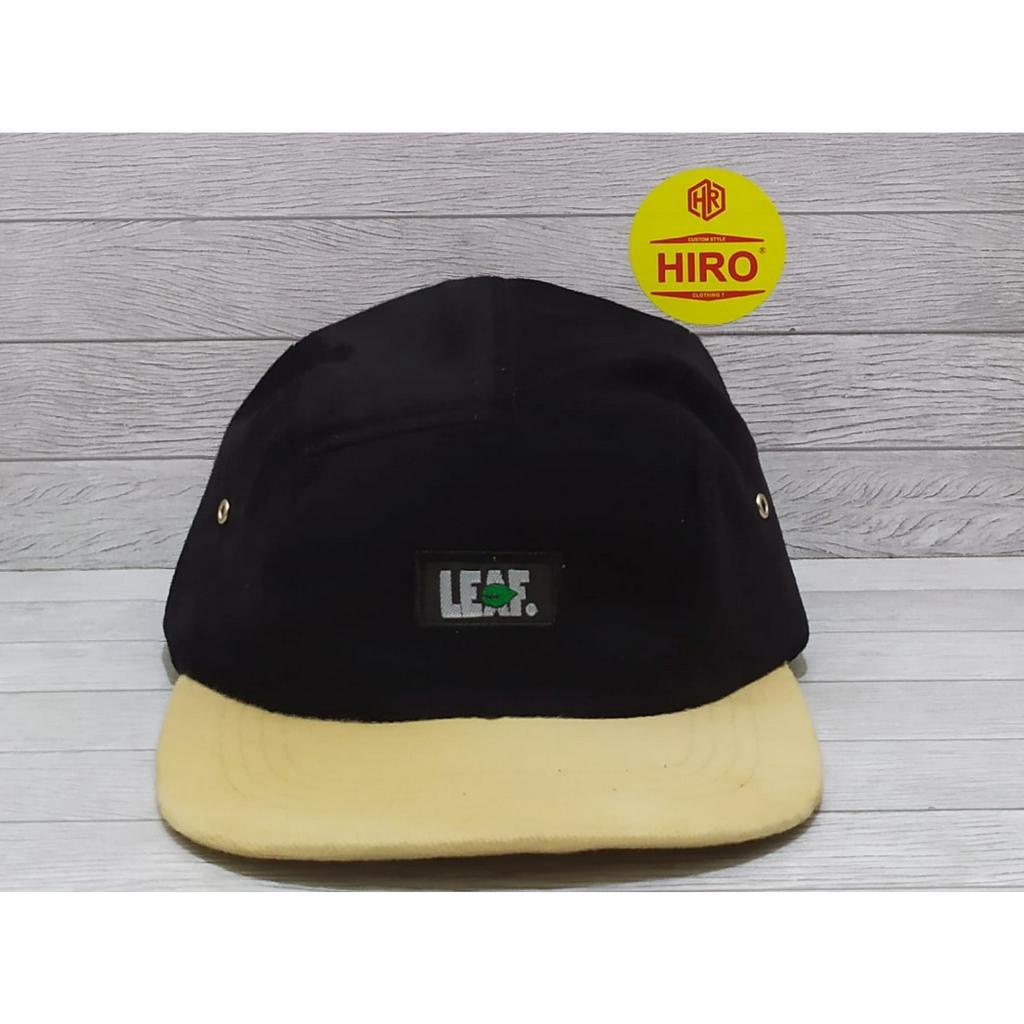 [COD]Topi Distro Pria/Topi Snapback Bordir Lef Lima Panel New Model/Topi Keren