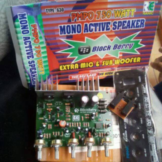 Kit Power Amplifier Speaker Aktip mono 750W PMPO
