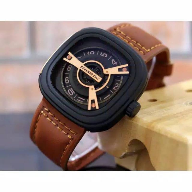 JAM TANGAN SEVENFRIDAY PRIA TALI KULIT