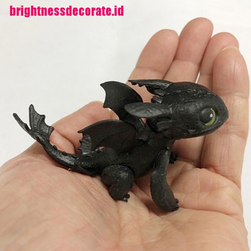 BrightID No Toothless Night Fury Dragon Family Animation Toys Doll Model Ornaments