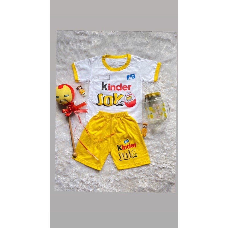 COSTUM NAMA/REGUEST NAMA SETELAN KARAKTER KINDER JOY 6-12 BULAN PAKAI ALL SIZE