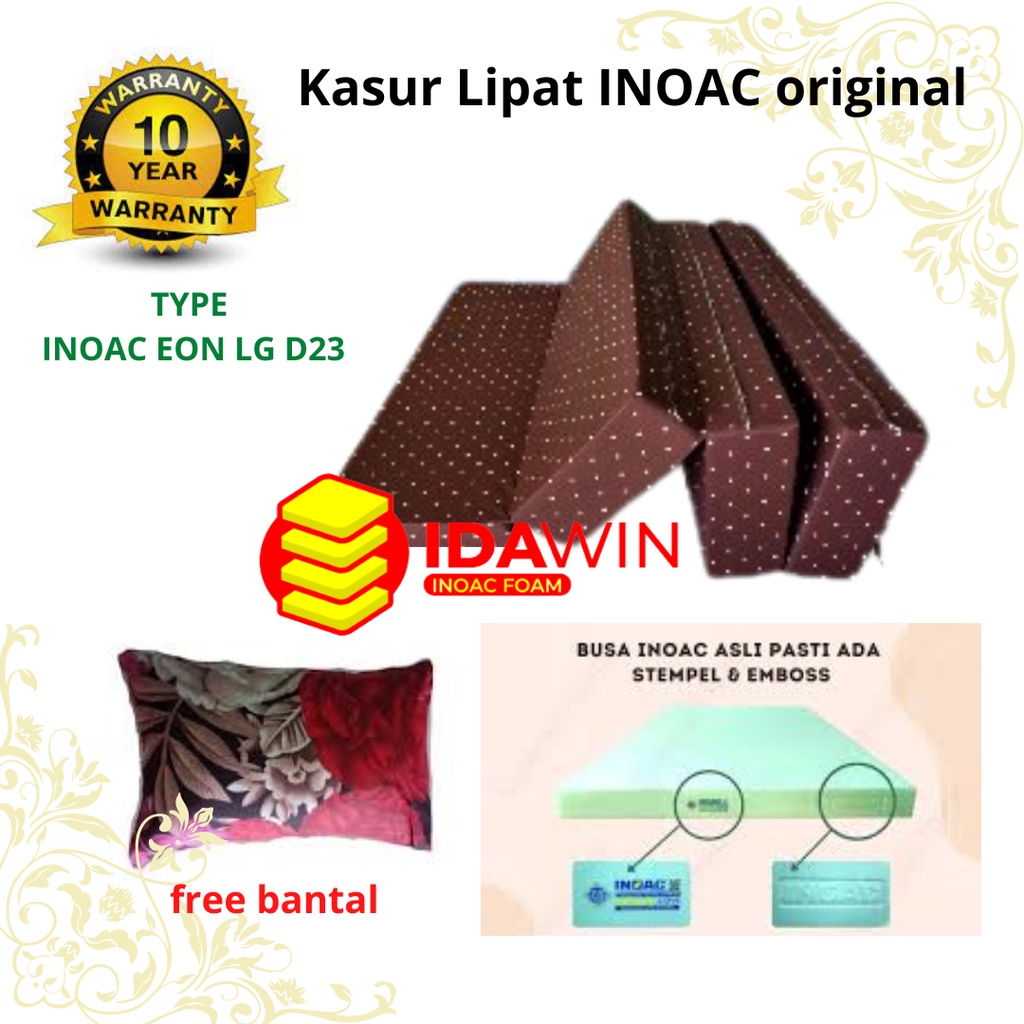 Kasur lipat inoac tebal 10cm 15cm 20cm kasur busa inoac dijamin 100% original [ TERLARIS ] hadiah bantal