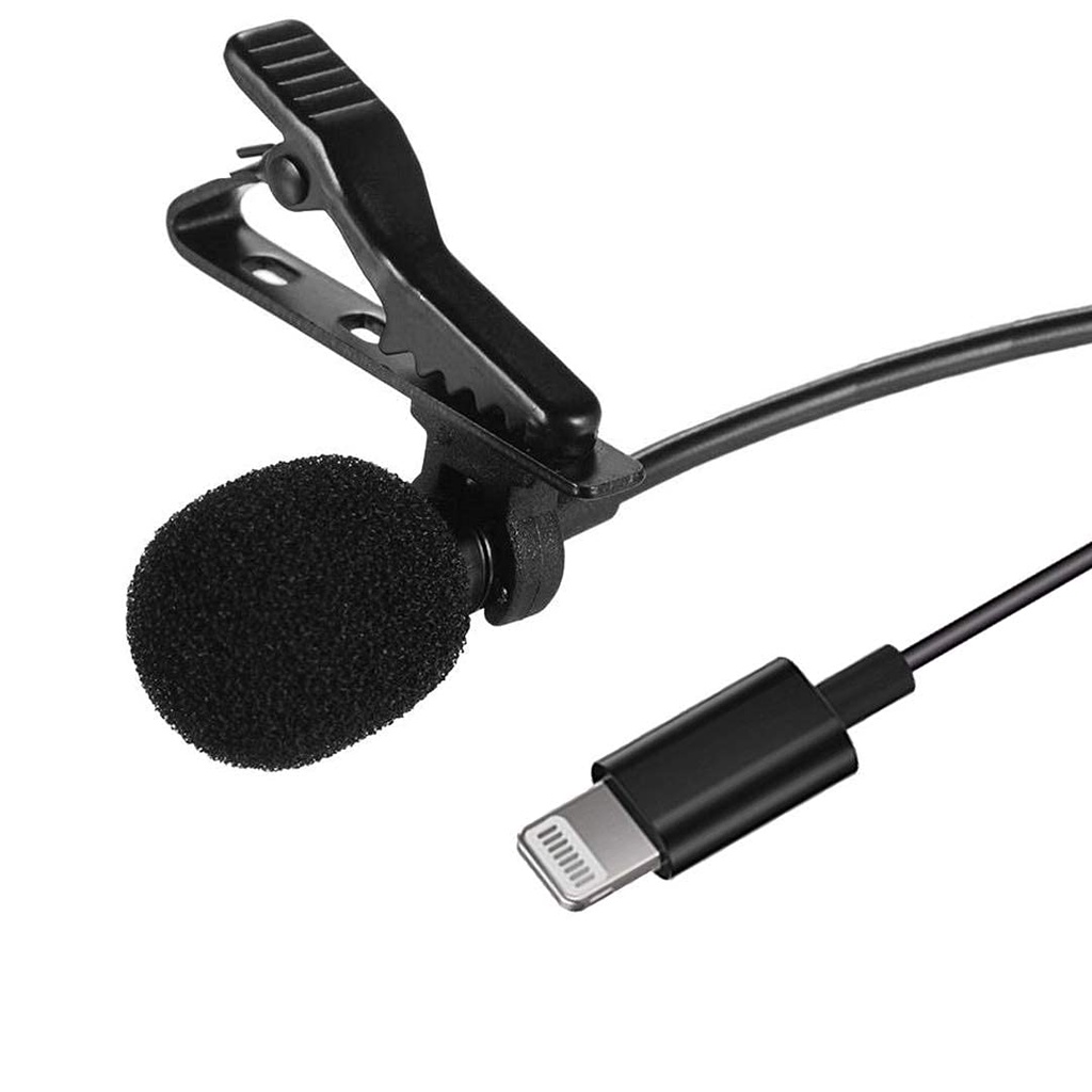 microphone mic clip on lavalier JH-041-A lightning for iphone