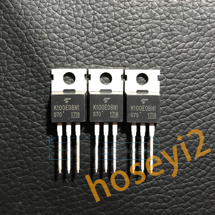 10pcs Tabung Efek MOS Field K100E08N1 TK100E08N1 80V / 100A