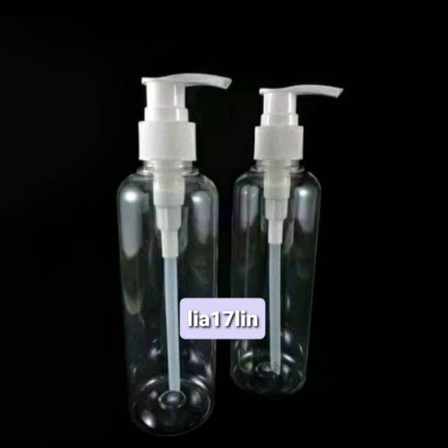 Botol Pump 100ml Botol Plastik 100ml Botol Bening 100ml