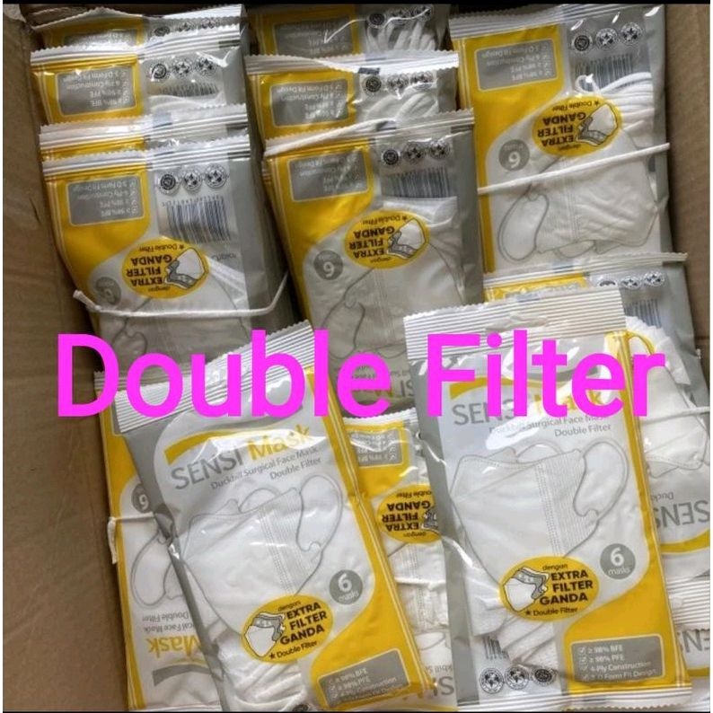 Masker Sensi Duckbill Sachet 3ply