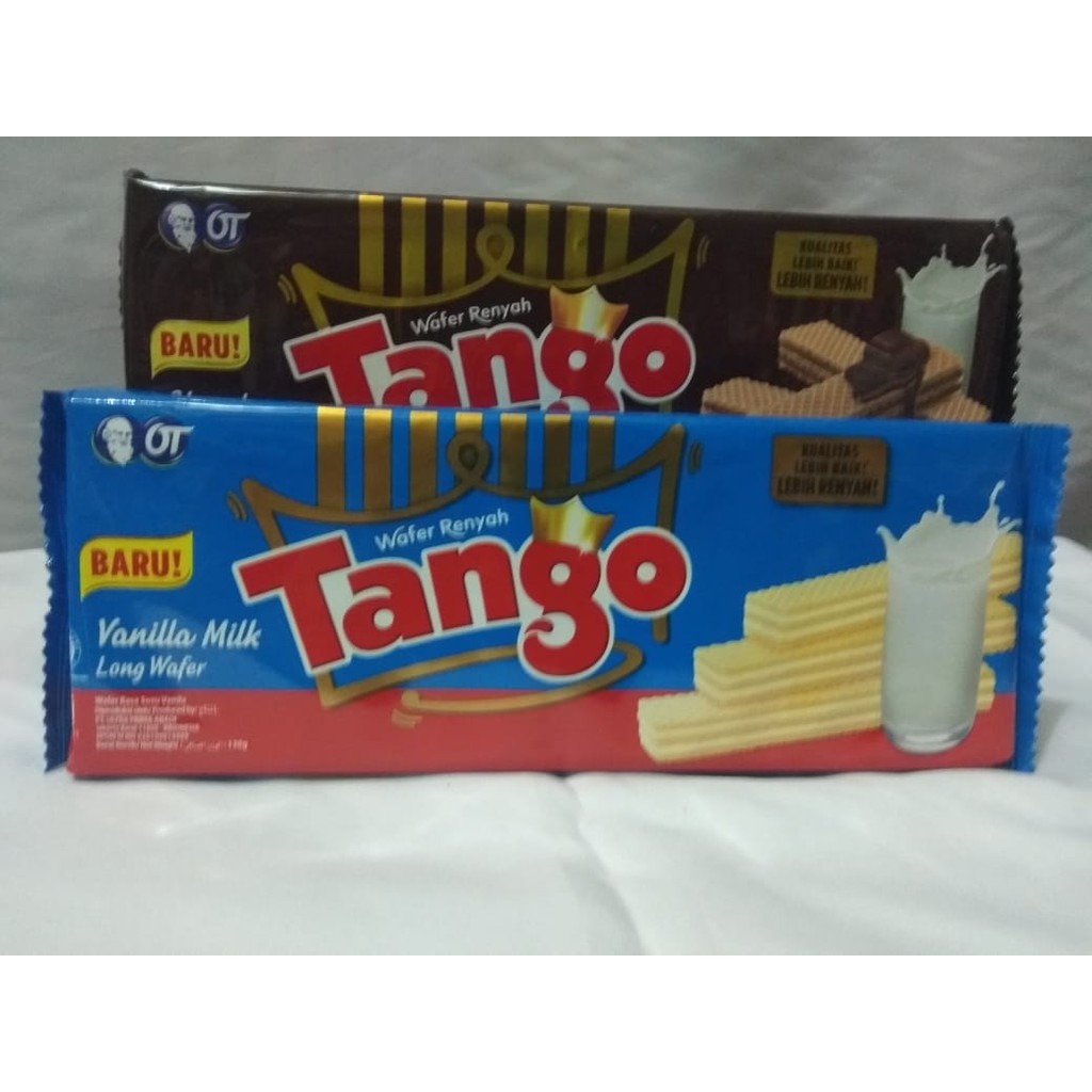 

Aneka Snack Long Wafer Tango 130 gram /Wafer Tango Coklat / Wafer Tango Vanila