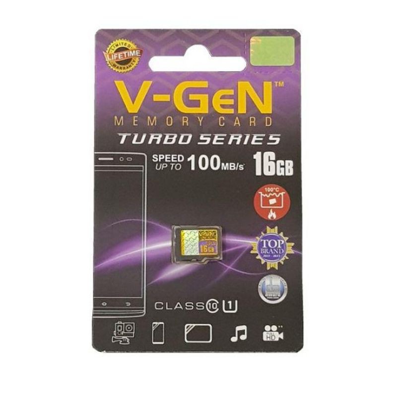 Memory card/ Kartu Memory Original V-Gen 8GB/16GB/32GB/64GB/128GB Class10 Turbo Series