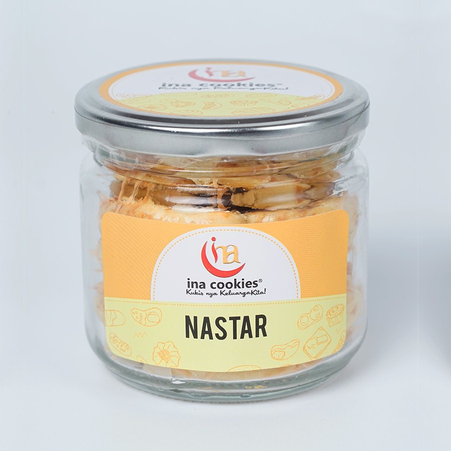 

Kue Ina Cookies Nastar Keju JAR Toples Kaca / Kue Kering Bandung / kue lebaran