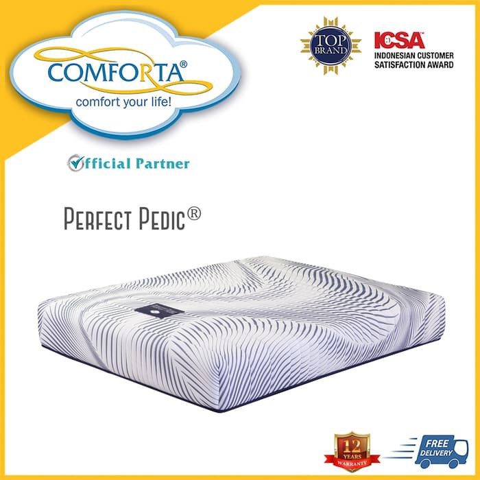 Comforta Perfect Pedic ( Kasur ) 160 / 180 / 200 / 90 / 100 / 120 - Uk - 90x200