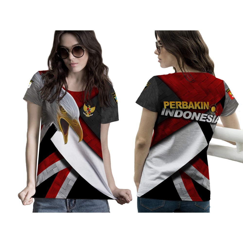 Kaos Perbakin | Kaos Perbakin Wanita | Kaos Perbakin Loreng | Kaos Perbakin Lengan Pendek