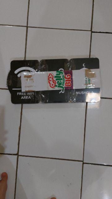 Sign Toilet Umum - Papan Tanda Toilet Umum - Toilet Cafe