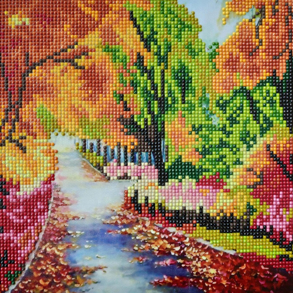 026 - Diamond Painting 5D (Spring View / Pemandangan Musim Semi) - Kado / Hadiah