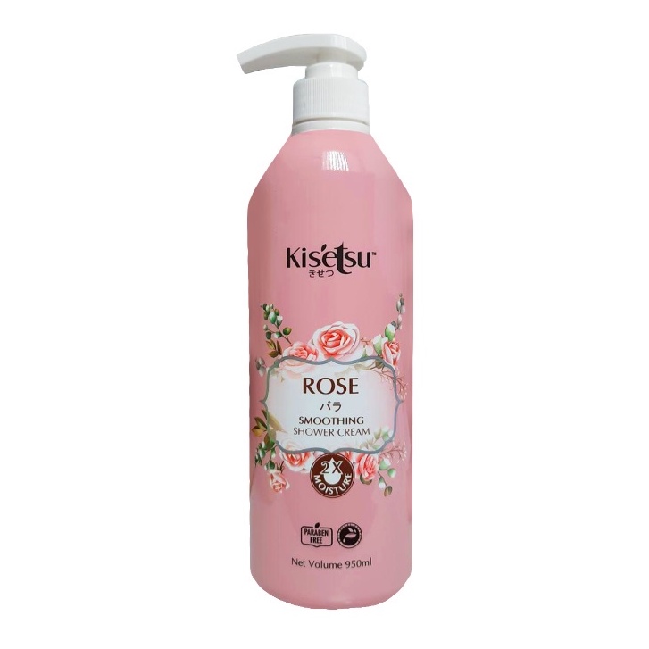 Kisetsu Smoothing Shower Cream - ROSE (950ml)