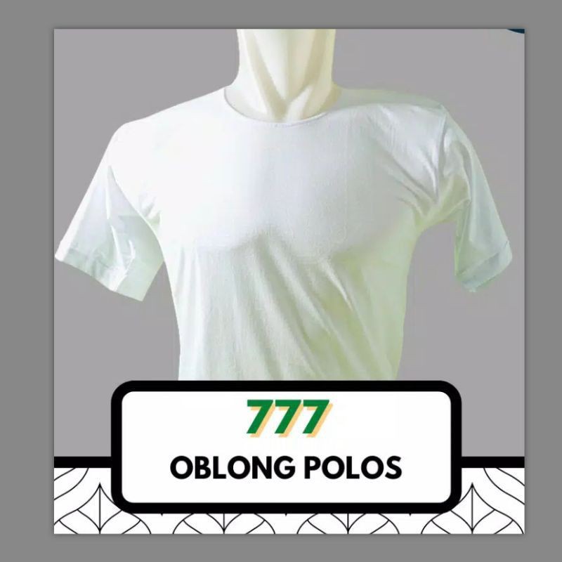 KAOS OBLONG 777 POLOS BAHAN KATUN BERKUALITAS