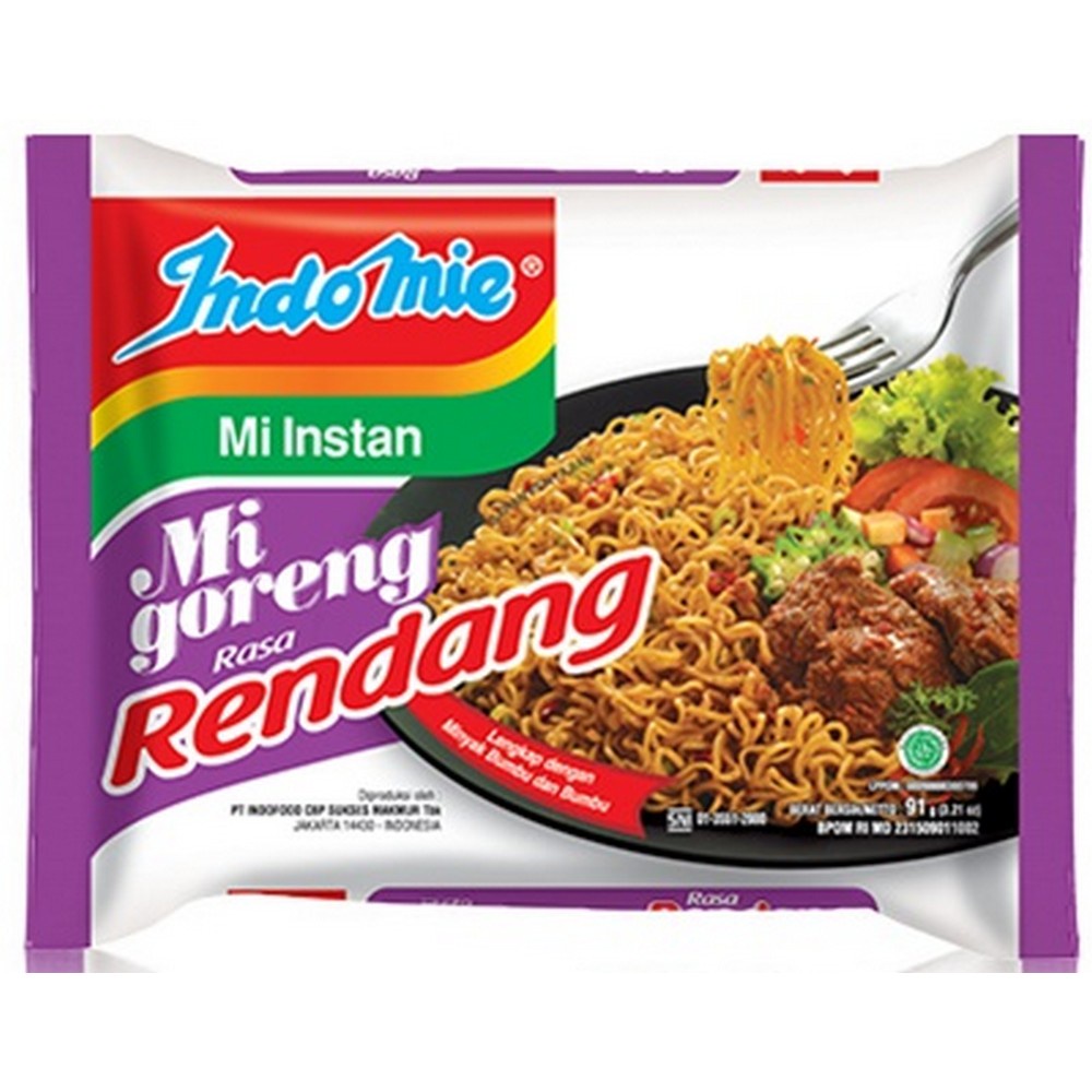 

mie instan Indomie Goreng Rendang 5 pcs