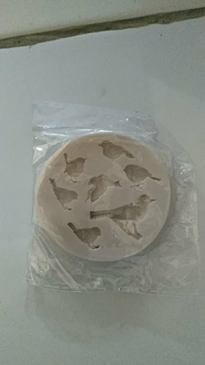 Cetakan Dengan Bahan Silikon Dan Bentuk Burung 3d Untuk Kue / Permen / Fondant