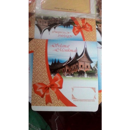 box nasi kardus motif Minang,batik UK 18