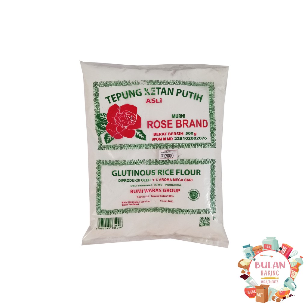 

Tepung Ketan Putih Rose Brand