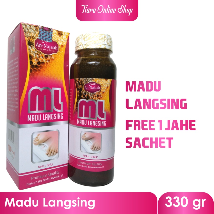 Madu Langsing | Madu Untuk Diet | Melangsingkan Badan | Madu Cepat Lansing | Madu Murni | Pelangsing Alami 330 gram | Pelansing Alami Tanpa Efek Samping