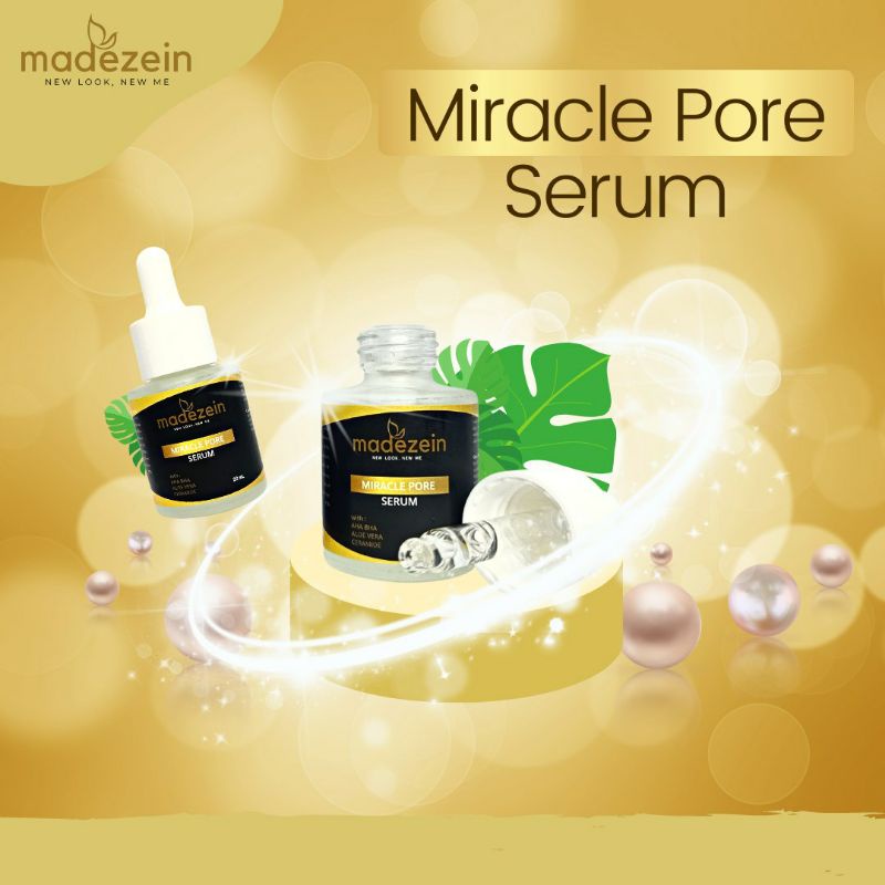 Serum Miracle pore madezein/ Miracle pore serum / Serum mengecilkan pori pori