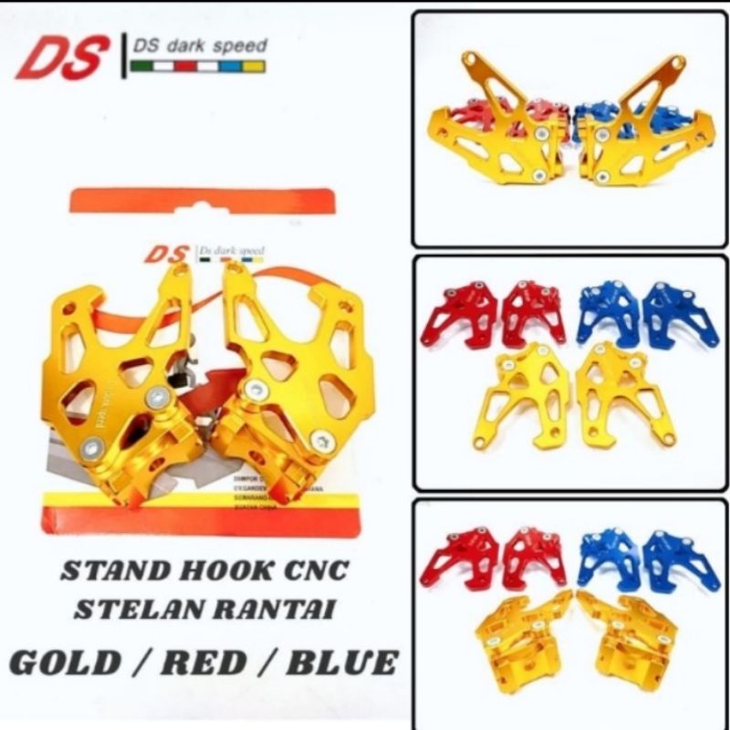 Setelan Rantai Standhook Bahan CNC Variasi Satria Fu-Vixion CB150 Sonic