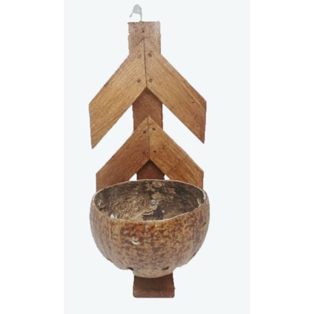 POT ANGGREK BATOK KELAPA CANTEL UNIK UNTUK TANAMAN ANGGREK DAN HIASAN