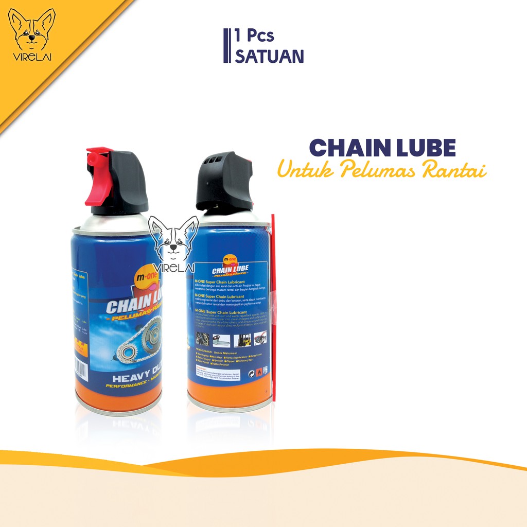 Heavy Duty Chain Lube Pelumas Rantai [M-One] 300 ml