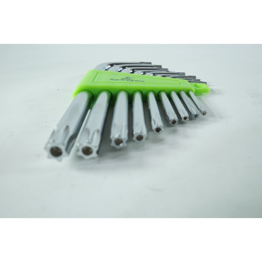 KUNCI L BINTANG TORX HEX KEY 9PCS SET PENDEK SHORT KENTARO JAPAN QUALITY