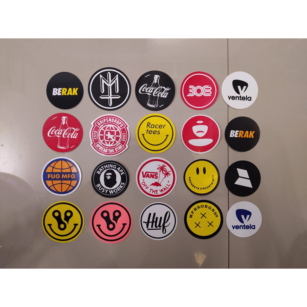 

STIKER BRAND DISTRO BISA PILIH GRAFTAC HYPEBEAST LOCALBRAND STICKER VARIAN B