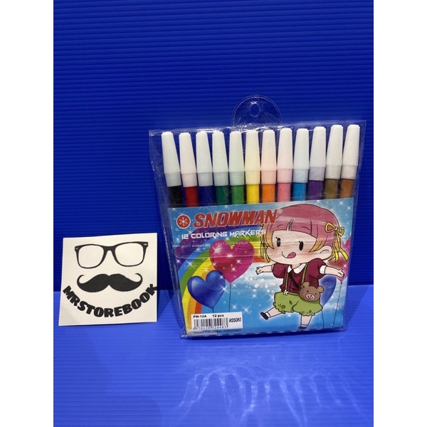

Spidol Snowman Warna 12