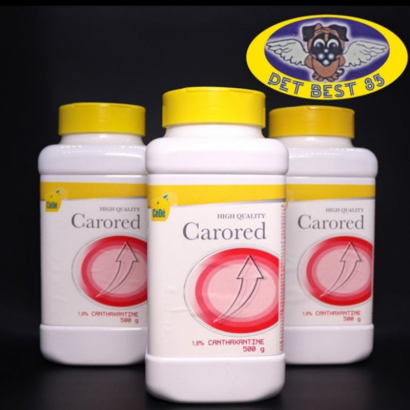 Cede Cantax Carored 500gr Cantaxatine Pewarna Merah burung kenari