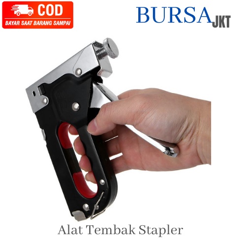 STEPLER TEMBAK GUN TECKER JOK MOTOR SOFA TRIPLEK