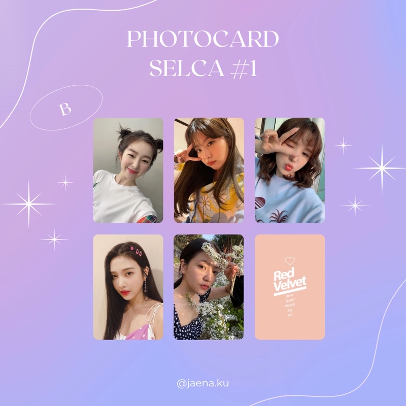 [RED VELVET] PHOTOCARD SELCA #1 RED VELVET ‼️BACA DESKRIPSI‼️