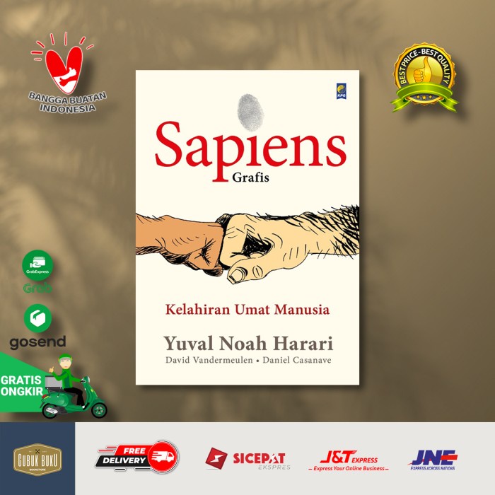 

MUST HAVE!! BUKU SAPIENS GRAFIS : KELAHIRAN UMAT MANUSIA YUVAL NOAH HARARI TERBARU