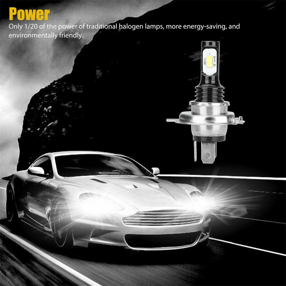 Populer Lampu Kabut Mobil Putih 2Pcs COB LED H4 DRL