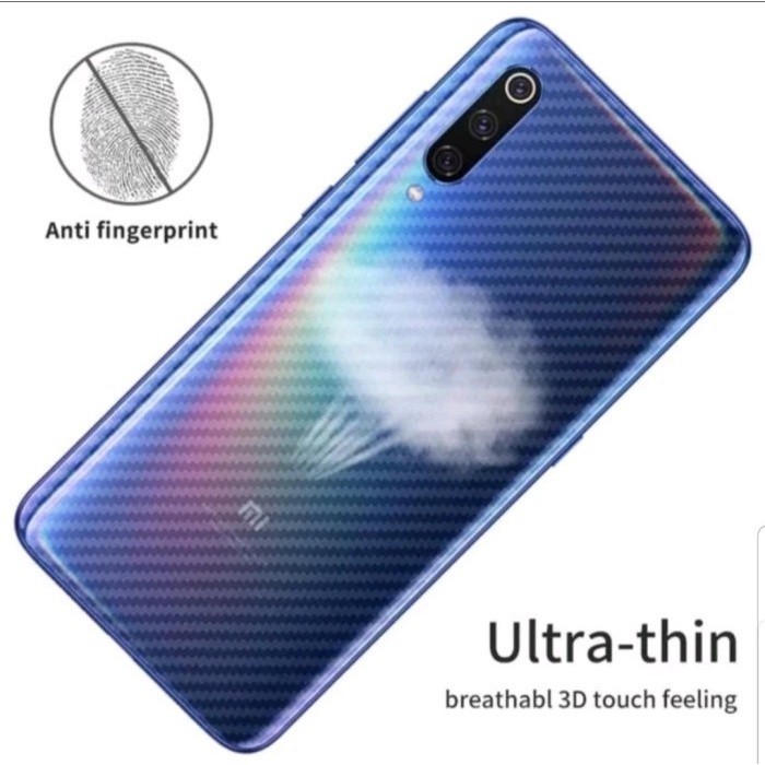 SKIN CARBON INFINIX NOTE 10 PRO - ANTI GORES BELAKANG INFINIX NOTE 10 PRO