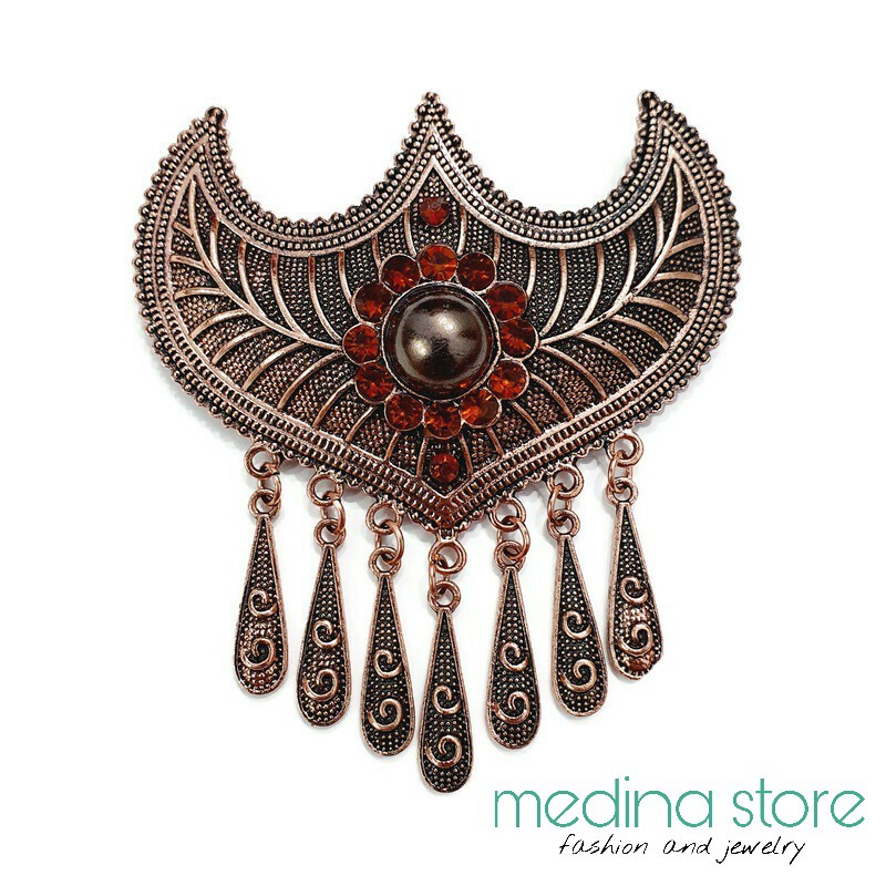 Bros Kebaya Susun Medina Store/Bros Kutubaru Murah/Bros Etnik Jawa Aceh Sumatra Kalimantan Bali-A - Maroon