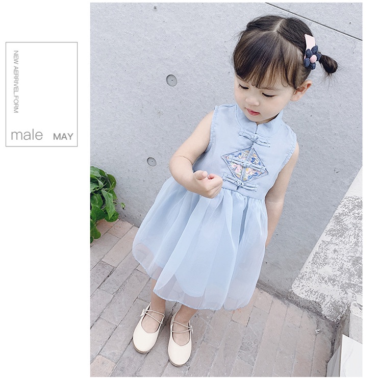 Gaun Import Anak Perempuan Desain Dress Hanfu Traditional China