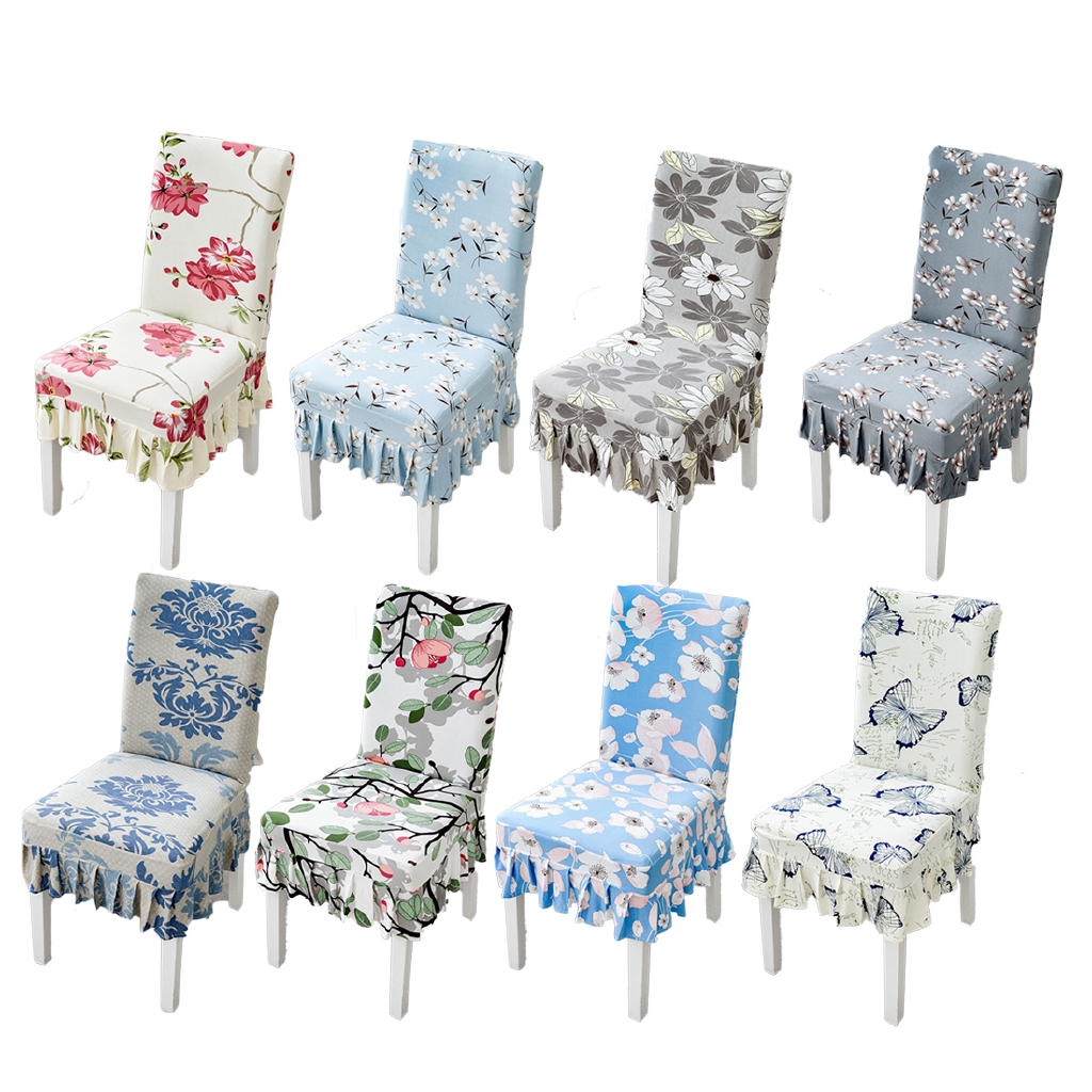 Seat Cover Wedding Bedroom Living Room Hotel Removable Chair Covers Slipcovers Dining Room Shopee Indonesia